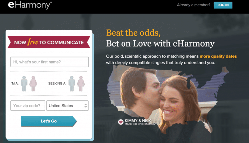 What Is A Call To Action: eHarmony