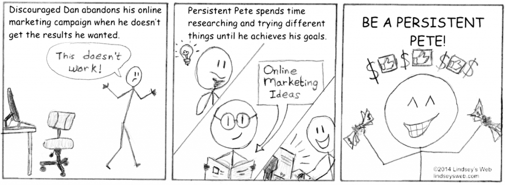 Persistent Pete Lindsey's Web Comic