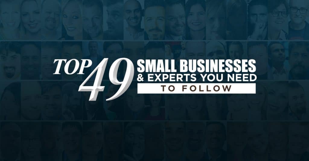 top small businesses experts to follow